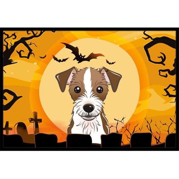Carolines Treasures BB1760MAT Halloween Jack Russell Terrier Indoor & Outdoor Mat, 18 x 27 in. BB1760MAT - main